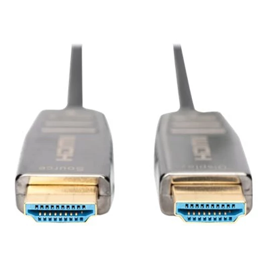 ASSMANN HDMI AOC Hybrid-fiber connection cable Type A M/M 20m UHD 8K60Hz CE gold bl