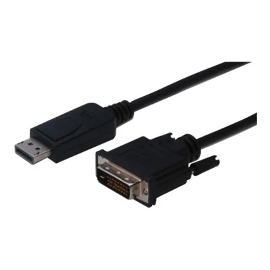 ASM AK-340301-050-S ASSMANN Displayport 1.1a Adapter Cable DP M(plug)/DVI-D (24+1) M(plug) 5m black