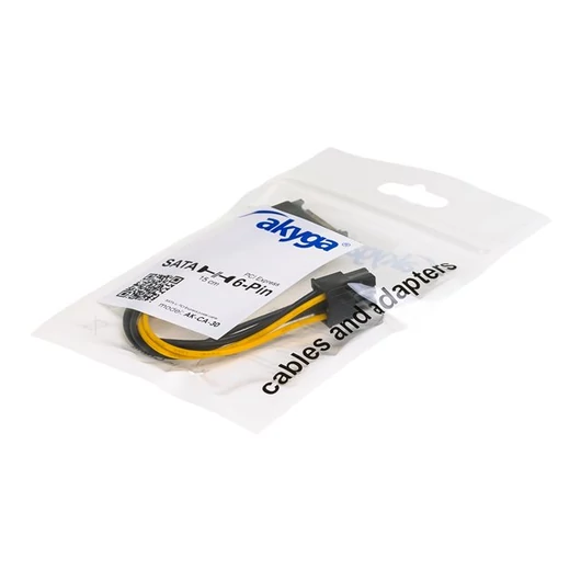 AKY AK-CA-30 Akyga Adapter SATA / PCI-Express 6-pin 15 cm AK-CA-30