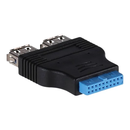 AKY AK-CA-58 Akyga Adapter internal AK-CA-58 2x USB 3.0 A (f) / USB 3.0 pin header 19-pin (f)