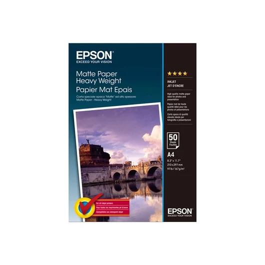 EPSON Heavy Weight S041256 hartie mata A4 50coli 167g/mp