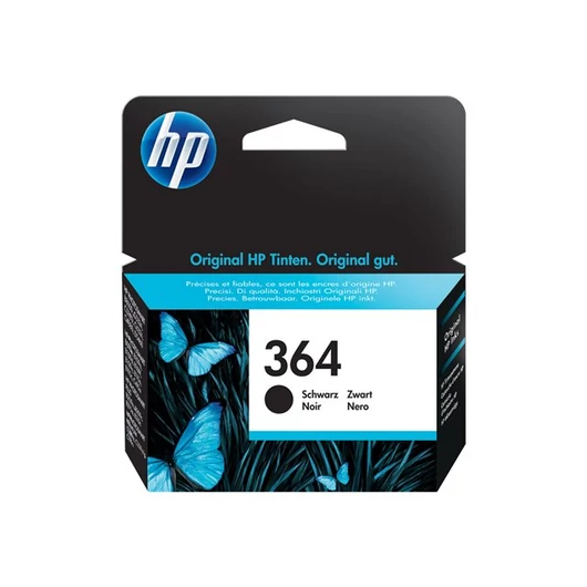 HP 364 ink cartridge black standard capacity 6ml 250 pages 1-pack with Vivera ink