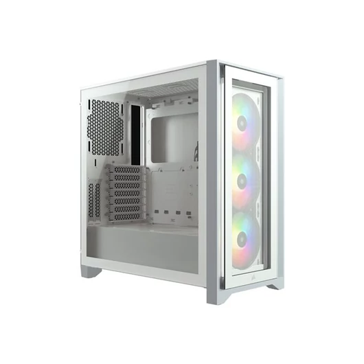 CORSAIR iCUE 4000X RGB Tempered Glass Mid-Tower White case