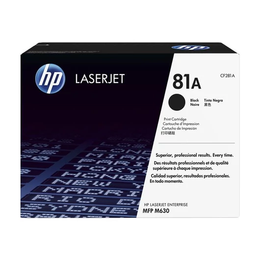 HP 81A original Toner cartridge CF281A black standard capacity 10.500 pages 1-pack