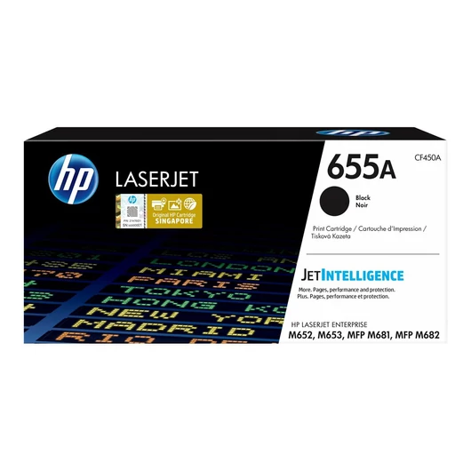 HP 655A Original LaserJet Toner Cartridge Black