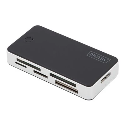 DIGITUS USB 3.0 Card Reader Support MS/SD/SDHC/MiniSD/M2/CF/MD/SDXC cards 1M USB A connection cable