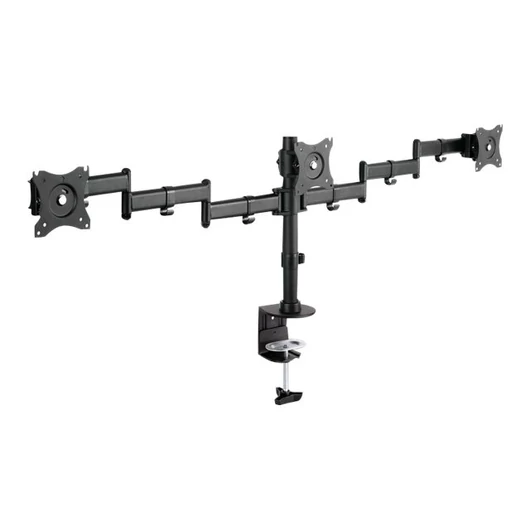 DIGITUS DA-90362 Clamb Mount Monitor Stand, 3xLCD, max. 3x27, adjustable and rotated 360°