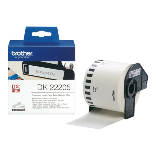 BROTHER P-Touch DK-22205 continue length paper 62mm x 30.48m