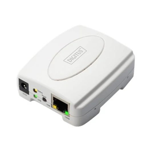 DIGITUS DN-13003-2 Digitus Fast Ethernet nyomtató szerver,USB, 1 x port