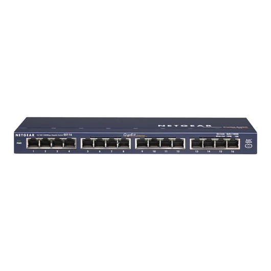 NETGEAR GS116GE Netgear ProSafe 16-Port Gigabit Desktop Switch Metal (GS116GE)