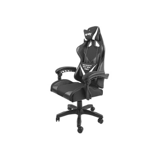 NATEC Fury gaming chair Avenger L black-white