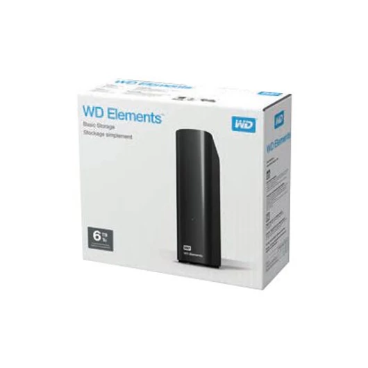 WDC WDBWLG0060HBK-EESN External HDD WD Elements Desktop 3.5 6TB USB3. Black