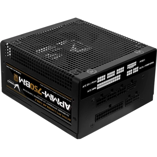 Formula Tápegység 750W - APMM-750BM (80 Plus Bronze, ATX3.1 / PCIe 5.1, Aktív PFC, 14cm, Full Moduláris)