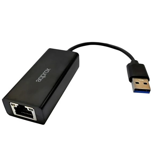 APPROX Kábel átalakító - USB3.0 to RJ45 (10 / 100 / 1000) Fekete