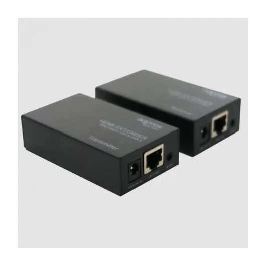 APPROX HDMI extender - RJ45 Cat 5e / 6, 1080p / 60Hz, HDMI1.4, Fekete