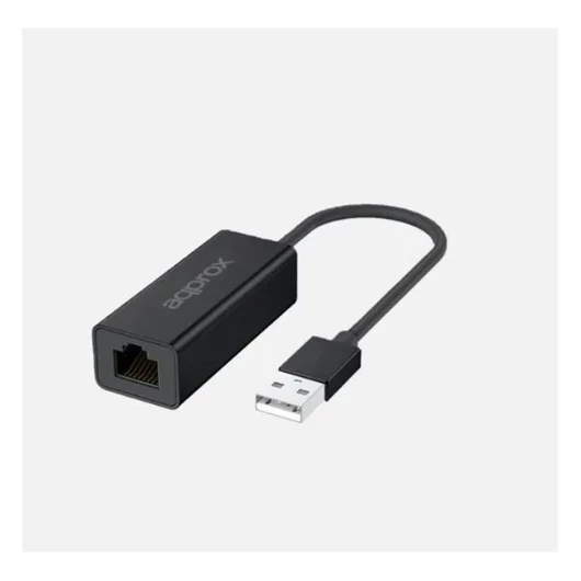 APPROX Átalakító - USB3.0 to 2.5G RJ45 (10 / 100 / 1000 / 2500Mbps) Fekete