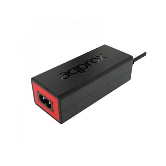 APPROX Notebook adapter 45W - Univerzális notebook töltő, 12V to 20VDC, 8 féle dugó, Fekete