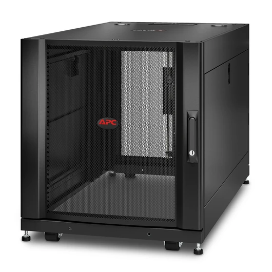 NETSHELTER SX 12U SRVR RACK ENC 600X1070MM W/ SIDES BLK