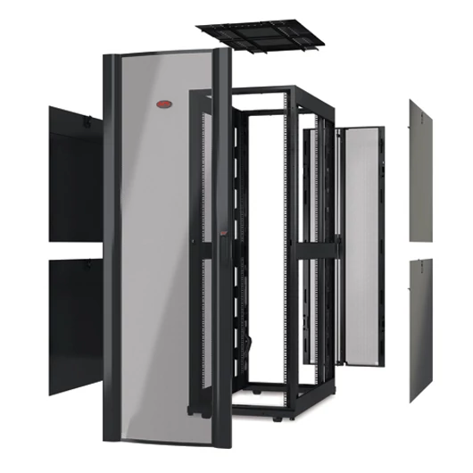 NETSHELTER SX 48U 750MMX1200MM W/D ENCLOSURE NO DOORS BLACK