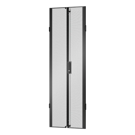 NETSHELTER SX GEN2 42U 600MM WIDE PERFORATED SPLIT DOORS BLAC