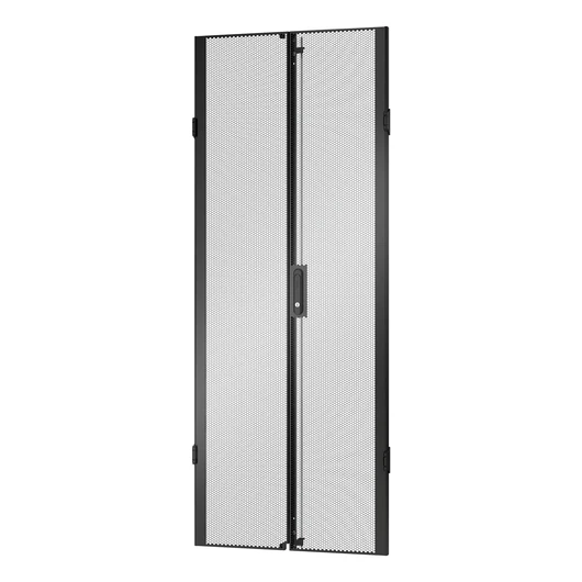 NETSHELTER SX GEN2 42U 750MM WIDE PERFORATED SPLIT DOORS BLAC