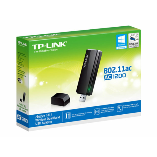 TP-LINK Archer T4U AC1300 DualBand USB 3.0 adapter Wireless 802.11a/n ext ant