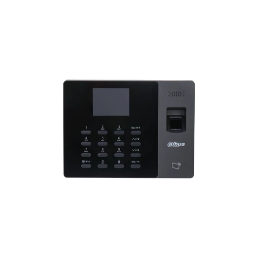 Dahua munkaidő nyilvántartó - ASA1222GL-D (2,4" TFT kijelző, ujjlenyomatolvasó / PIN kód / Mifare, USB exp / imp), ID card)