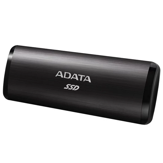 ADATA Külső SSD 256GB - SE760 (USB3.2 Type C, R / W: 1000 / 800 MB / s, Fekete)