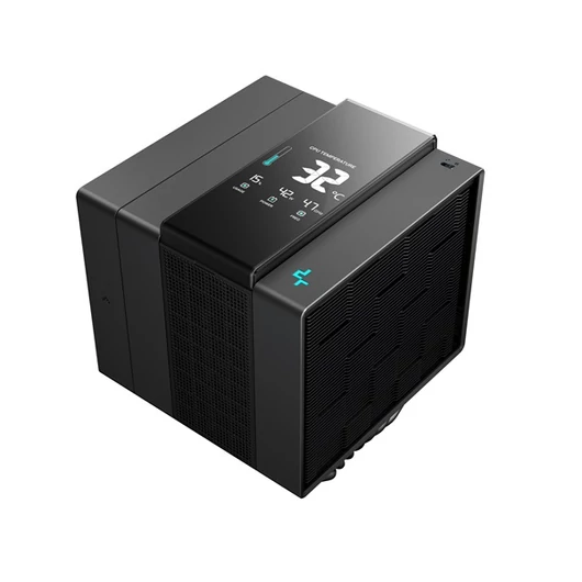 DeepCool CPU Cooler - ASSASSIN IV VC VISION (max. 20,5dB; 134,39 m3 / h; 4pin, 7 db heatpipe, 1x12cm, 1x14cm, PWM, LED)