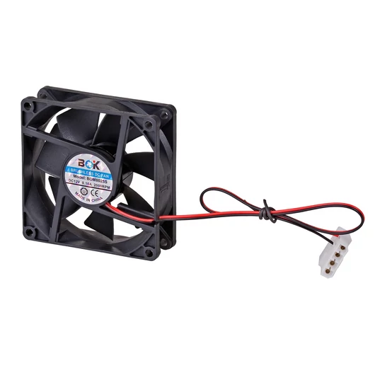 AKY AW-8A-BK Akyga System fan 8 cm black AW-8A-BK molex 80x80 mm