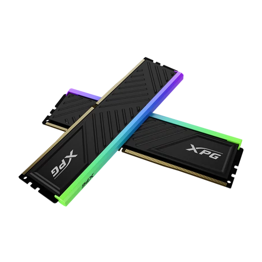 ADATA Memória Desktop - 16GB KIT DDR4 XPG SPECTRIX D35G (2x8GB, 3200MHz, CL16, 1.35V, hűtőbordás, RGB, fekete)