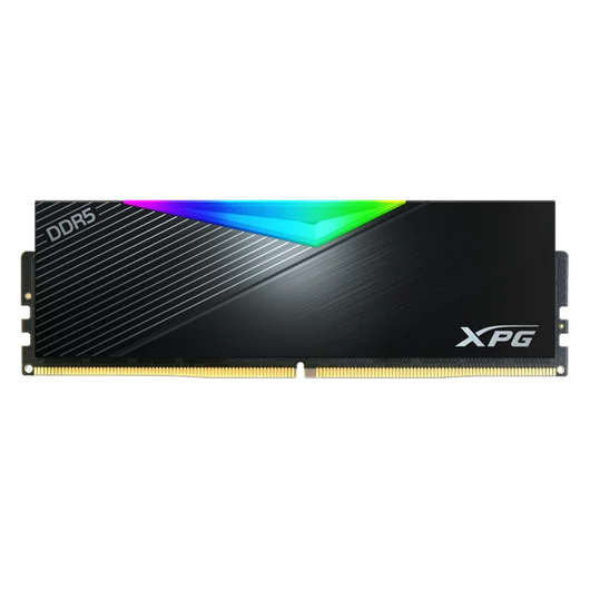 ADATA Memória Desktop - 16GB DDR5 XPG LANCER RGB (6000MHz, CL30, 1.35V, hűtőbordás, fekete, RGB)
