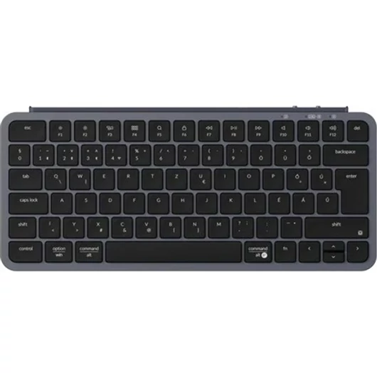 Keychron B1 Pro Bluetooth / vezeték nélküli magyar Scissor Switch mechanikus billentyűzet fekete-szürke