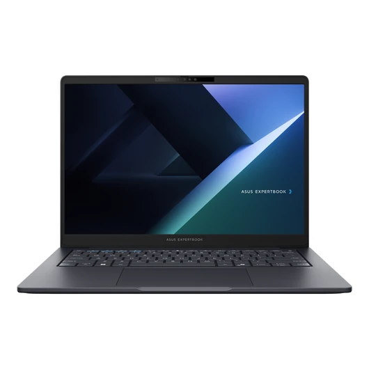 ASUS ExpertBook B5<br>Intelligens, biztonságos mesterséges intelligencia az üzleti életben<br>Az ASUS ExpertBook B5 egy könnyű, mesterséges intelligenciával feljavított készülék, amely akár a legújabb Intel® Core™ Ultra processzort kombinálja 