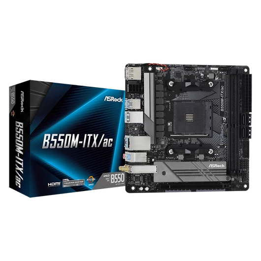ASRock sAM4 B550M-ITX/AC alaplap