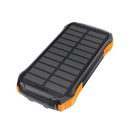 Choetech B659 Solar power bank 2x USB 10000mAh fekete-narancssárga (B658)
