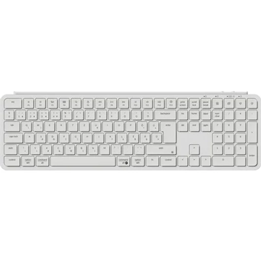 Keychron B6 Pro Bluetooth / vezeték nélküli magyar Scissor Switch mechanikus billentyűzet fehér