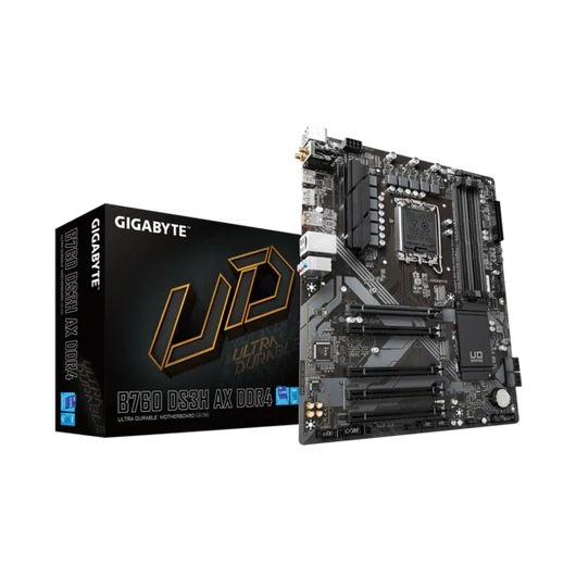 GIGABYTE Alaplap S1700 B760 DS3H AX DDR4 INTEL Z760, ATX