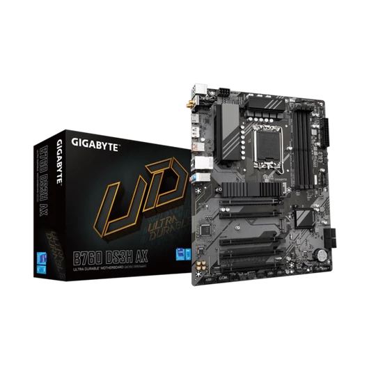 GIGABYTE Alaplap S1700 B760 DS3H AX INTEL B760, ATX