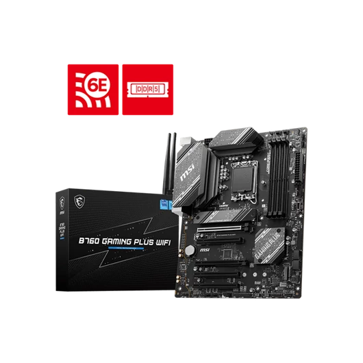 MSI Alaplap S1700 B760 GAMING PLUS WIFI WIFI Intel B760, ATX