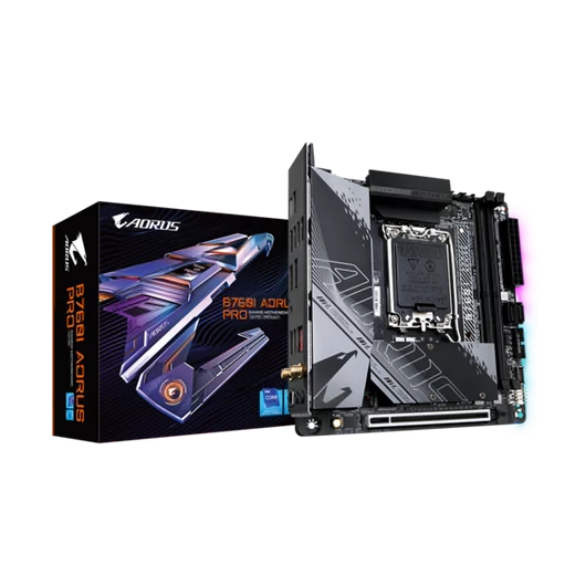 GIGABYTE Alaplap S1700 B760I AORUS PRO INTEL B760, mini-ITX