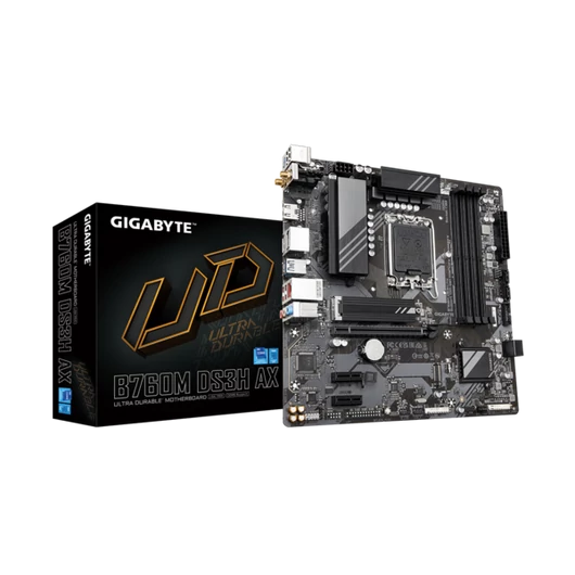 GIGABYTE Alaplap S1700 B760M DS3H AX INTEL B760, mATX