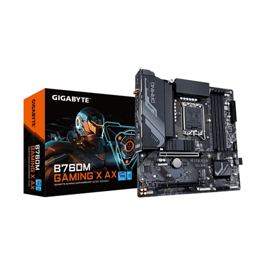 GIGABYTE Alaplap S1700 B760M GAMING X AX INTEL B760, mATX