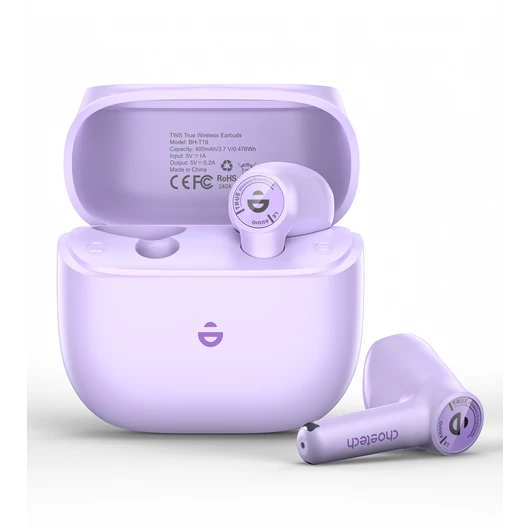 Choetech BH-T19 TwinkleMinis ENC TWS (Lila), Fülhallgató