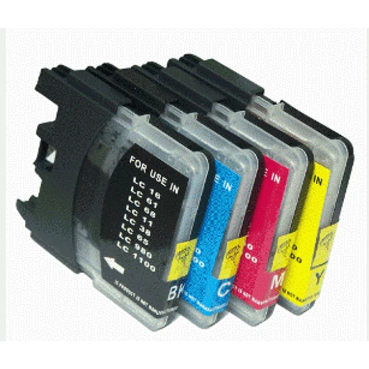 Utángyártott BROTHER LC980/LC985/LC1100 Patron Yellow  IK IK