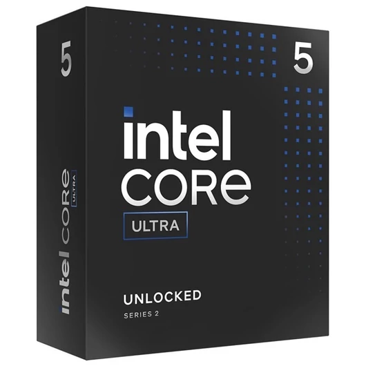 Intel Processzor - Core Ultra 5-250K Plus (30M Cache, up to 5.30 GHz, 125W skt1851, Arrow Lake) BOX No Cooler
