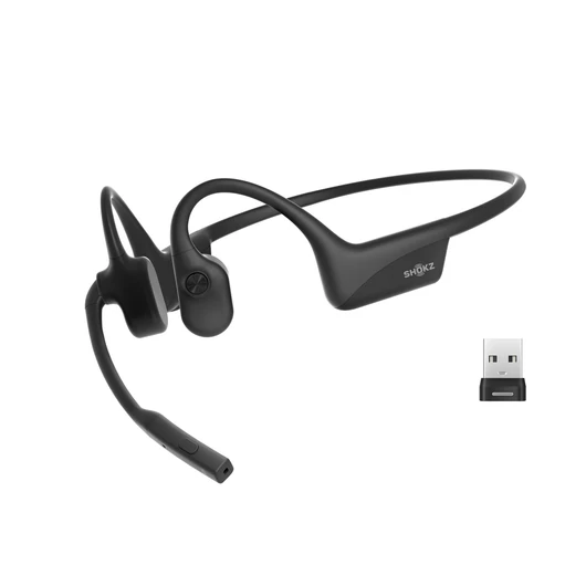 SHOKZ OPENCOMM2 UC 2025 UPGRADE HEADSET WITH NOISE CANCEL MIC D
