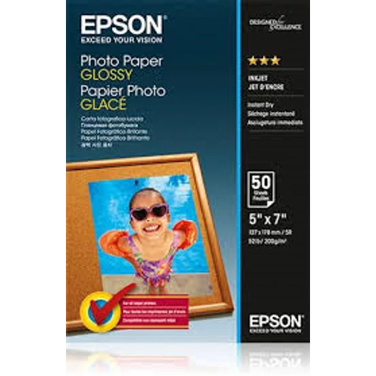 Epson Photo Paper Glossy 13x18cm 50 sheet