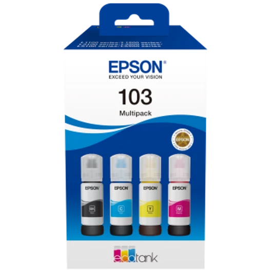 EPSON Tintapatron szett 103 EcoTank 4-colour Multipack (BCMY)