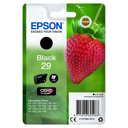 Epson T2981 Tintapatron Black 5,3ml No.29 Epson